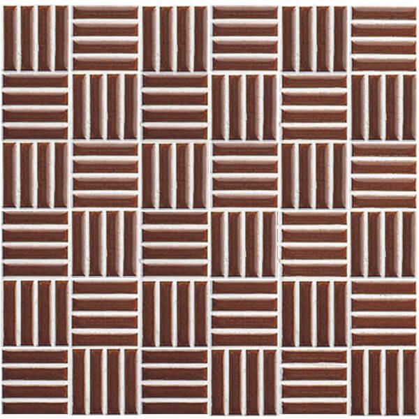 ビッツボーダー陶彩（TS-06・赤鉄）ボーダー平紙張り（ボックス張り）