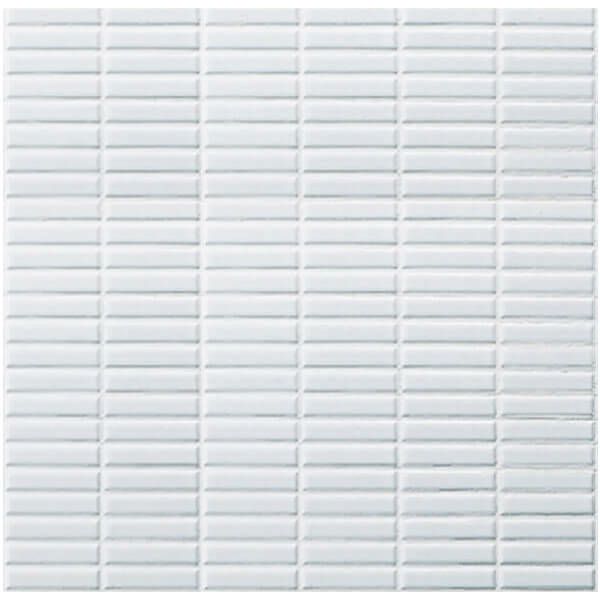 ビッツボーダー陶彩（TS-00・白艶）ボーダー平紙張り（スダレ張り）