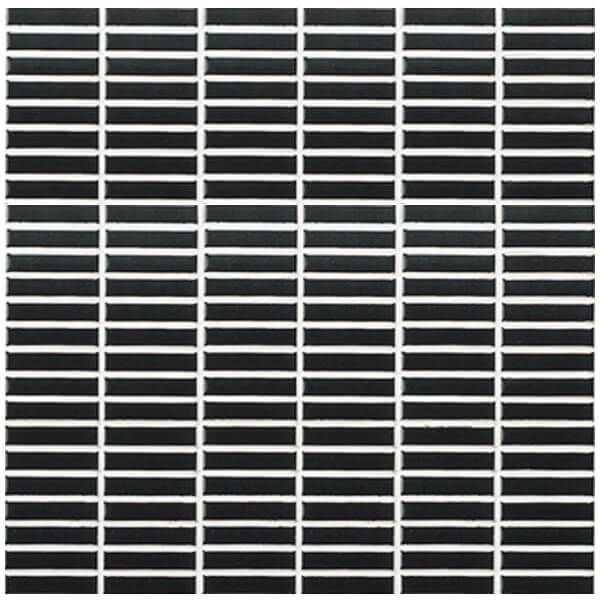 ビッツボーダー陶彩（TS-02・黒艶消）ボーダー平紙張り（スダレ張り）