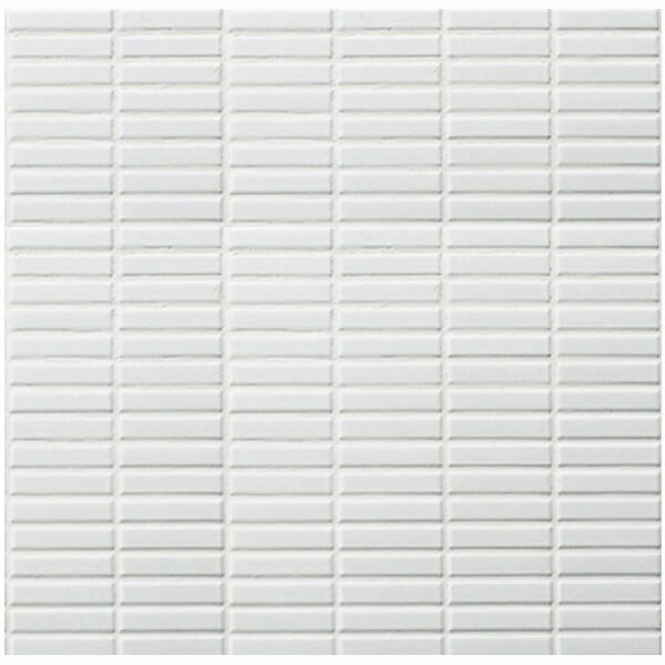 ビッツボーダー陶彩（TS-10・白艶消）ボーダー平紙張り（スダレ張り）