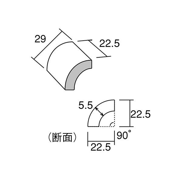 アートモザイク施釉22.5角（ATS225-TW-A-11～ATS225-TW-E-9）外竹割 [紙貼り]