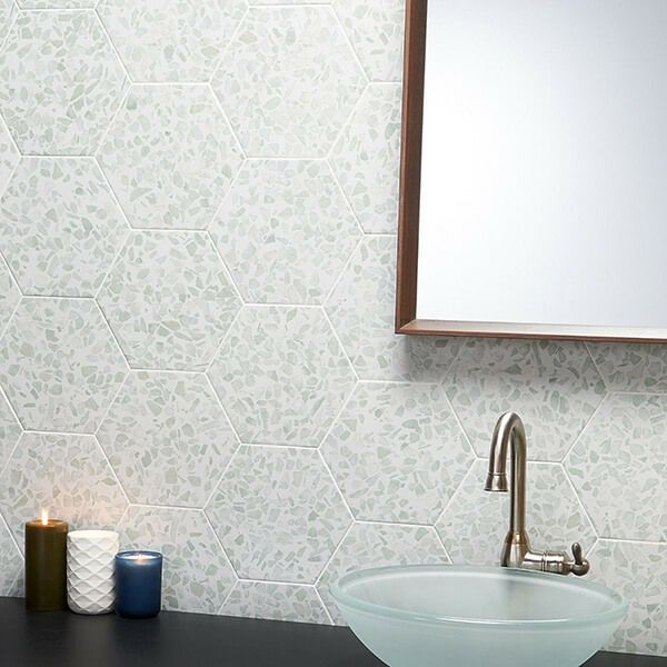 テラゾーヘックス（TB-TH-4）265×230六角形平