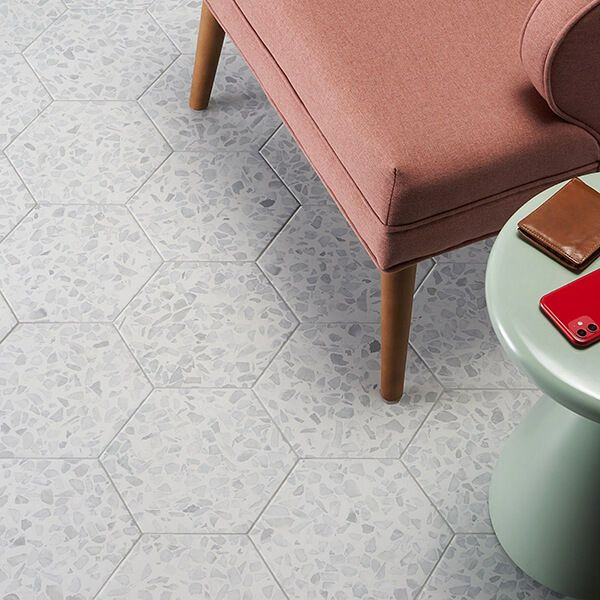 テラゾーヘックス（TB-TH-5）265×230六角形平