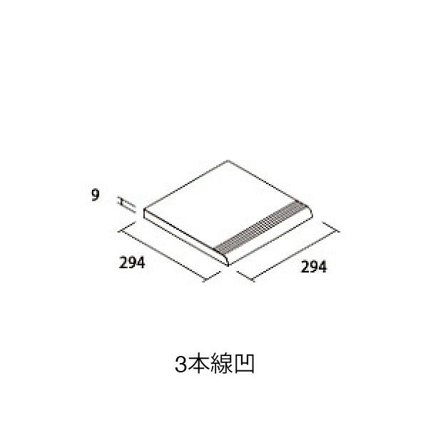 青銅彩（PM-300/K/SM-1～PM-300/K/SM-4）300角カイダン（3本線凹）