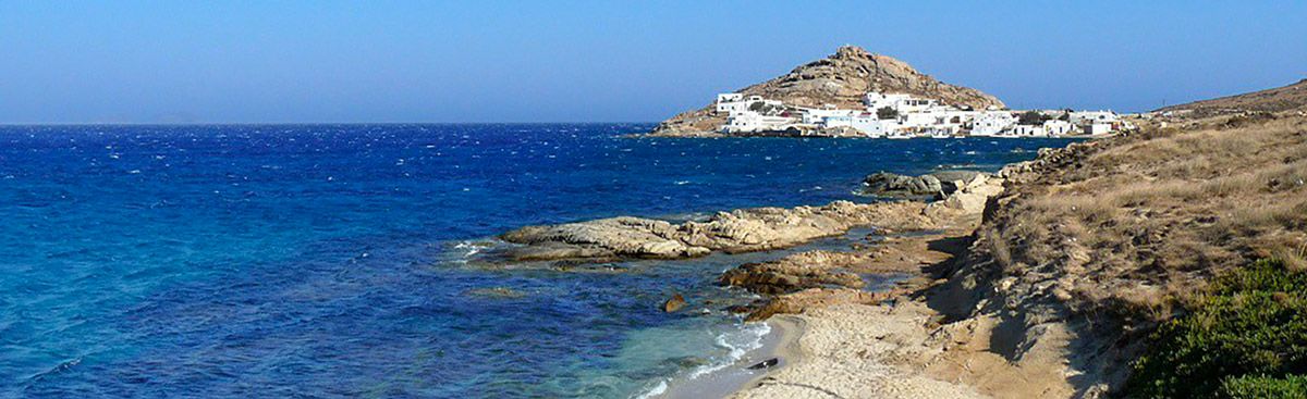 ギリシャ ミコノス島の海をイメージ