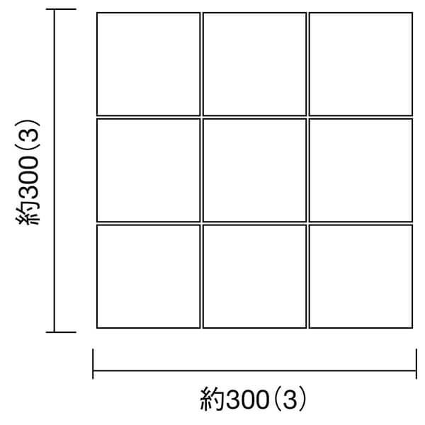 100角平裏ネット貼り