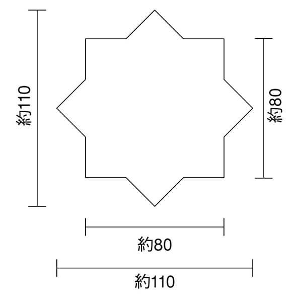 110×110 星形