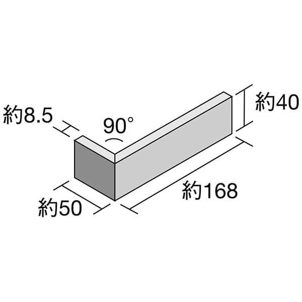 90°ボーダー曲り（接着）