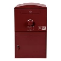 【原則配送設置込/送料込】超美品　アモス　ヴィエラ 宅配ボックス ポスト 一体型 大容量 おしゃれ 一戸建て用 置き配