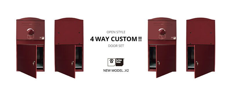 収納庫部分のドアの付け替えが可能