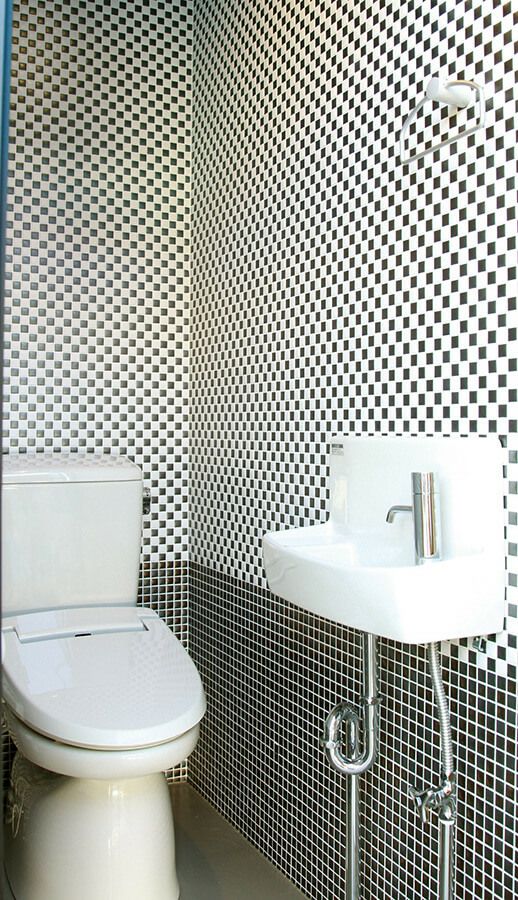 N-400 白黒ブライト市松