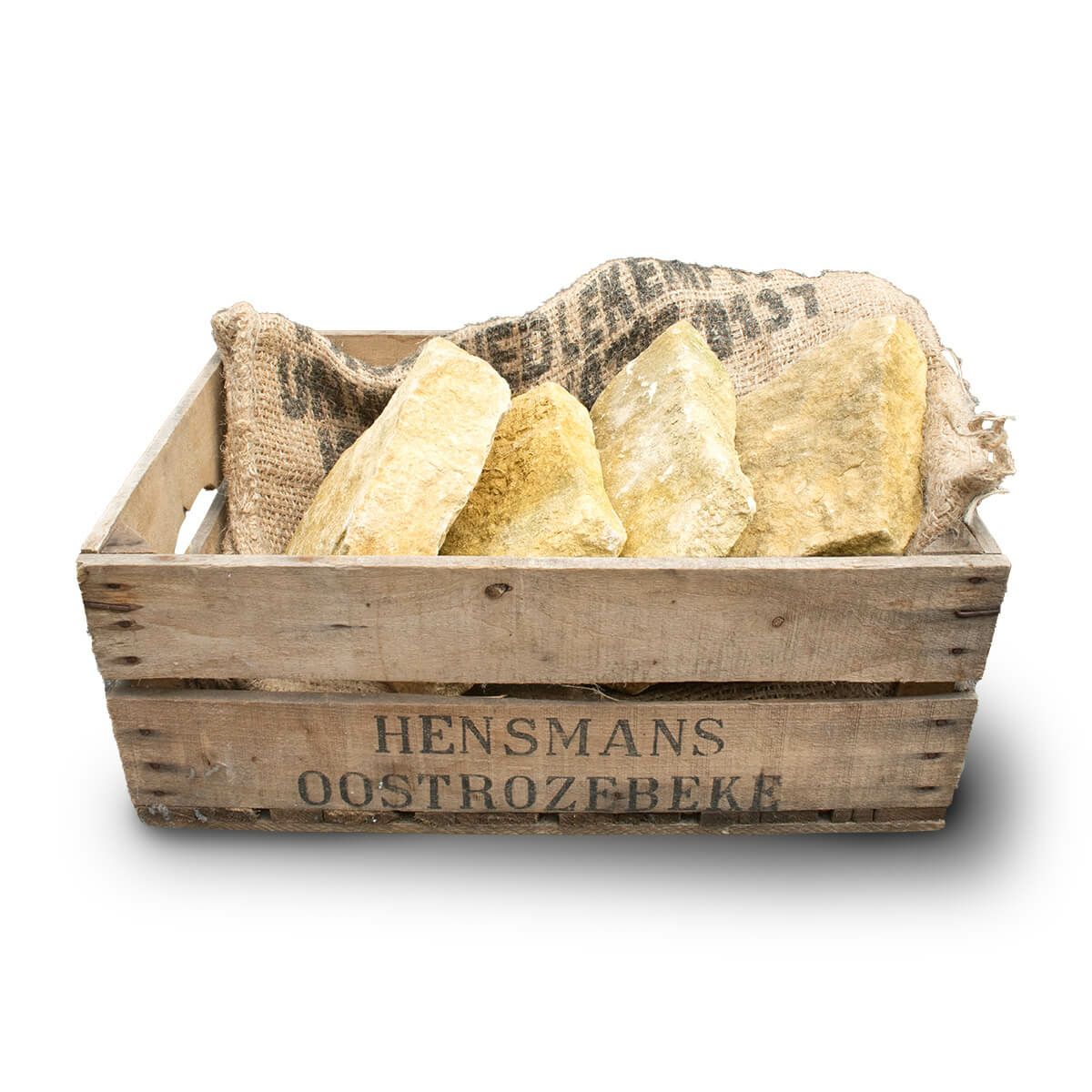 約25kg目安（麻袋と木箱は付属しません）