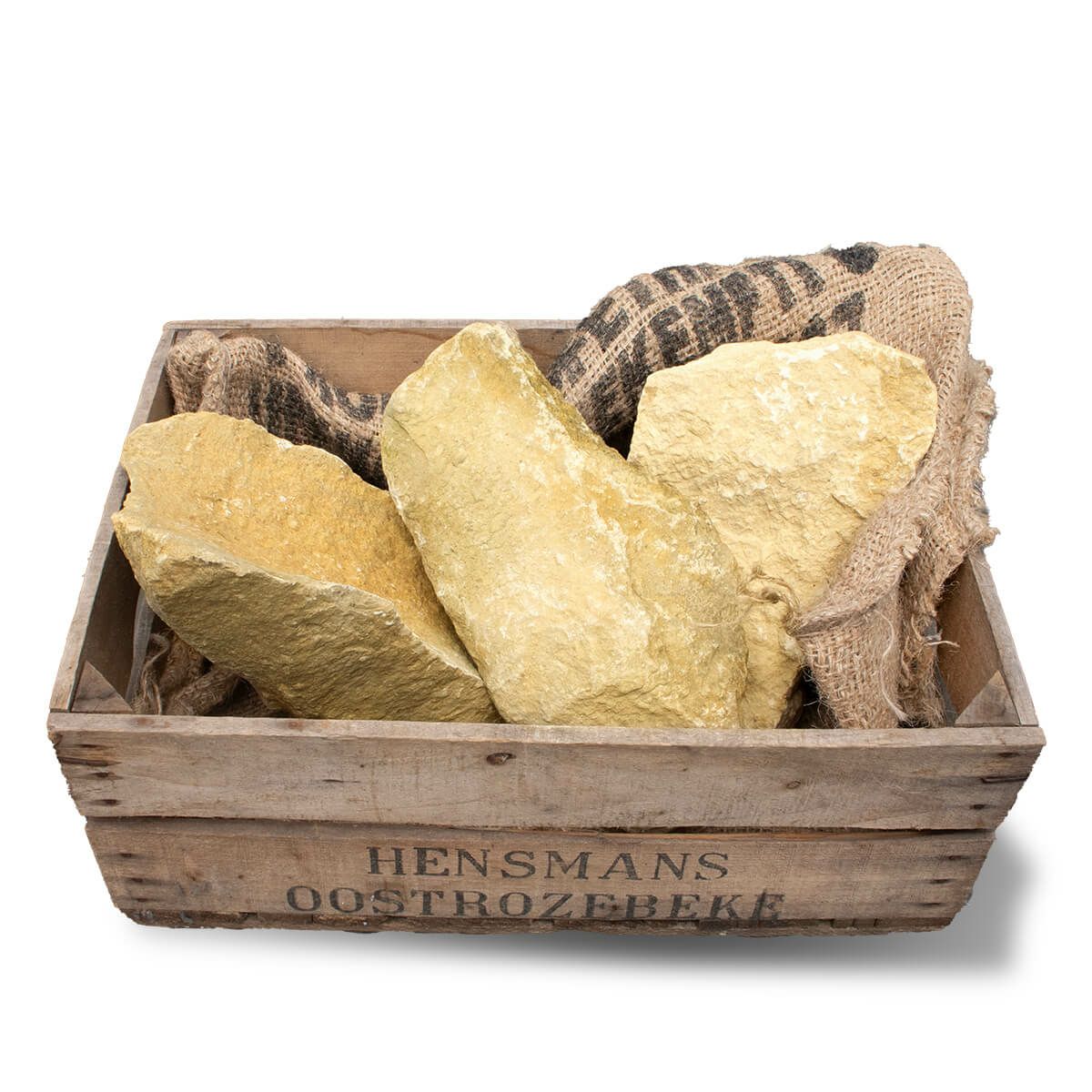 約25kg目安（麻袋と木箱は付属しません）