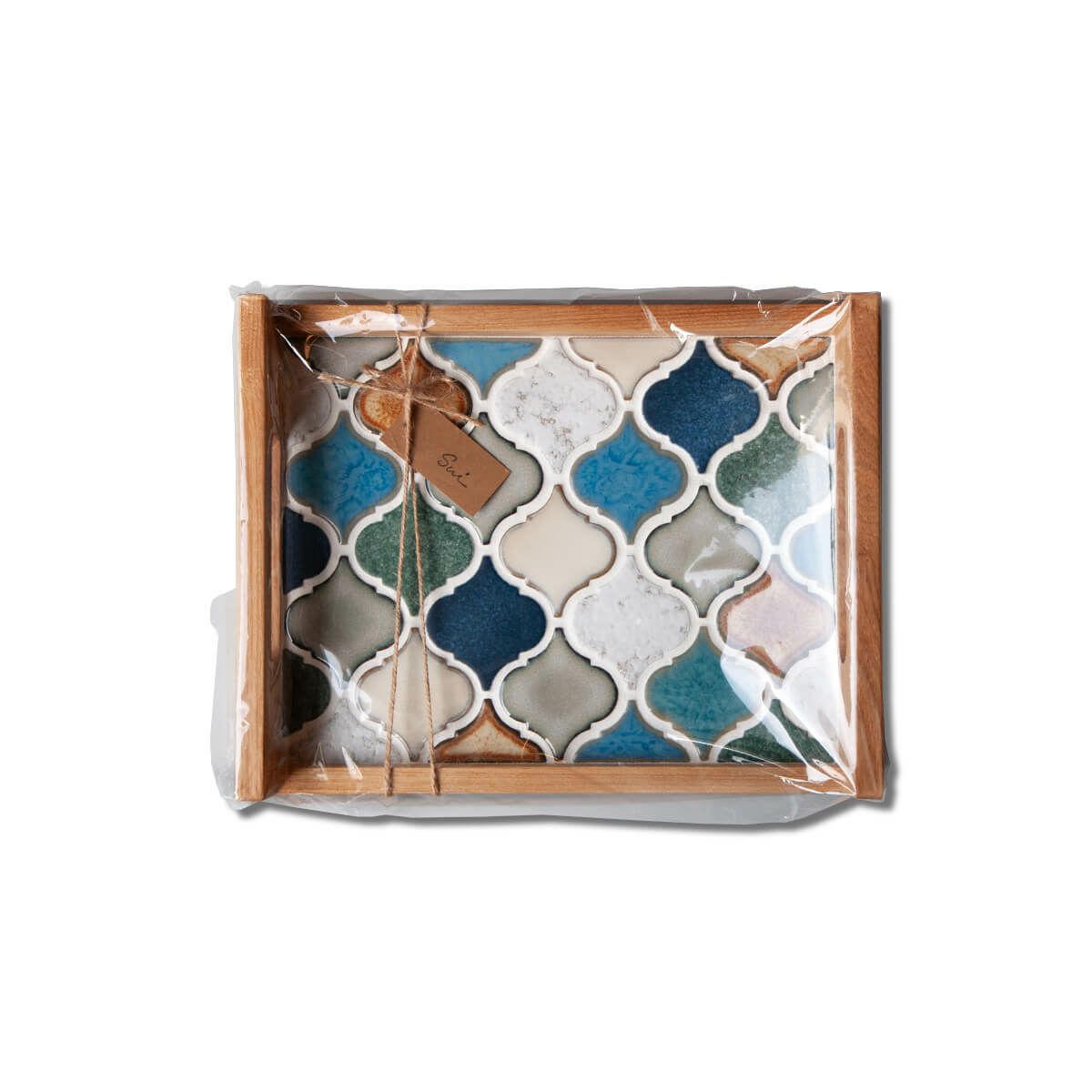 コラベルタイルカフェトレイB SUI-058｜【タイル通販】ボウクス  